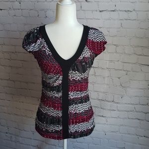 Three Pink Hearts top